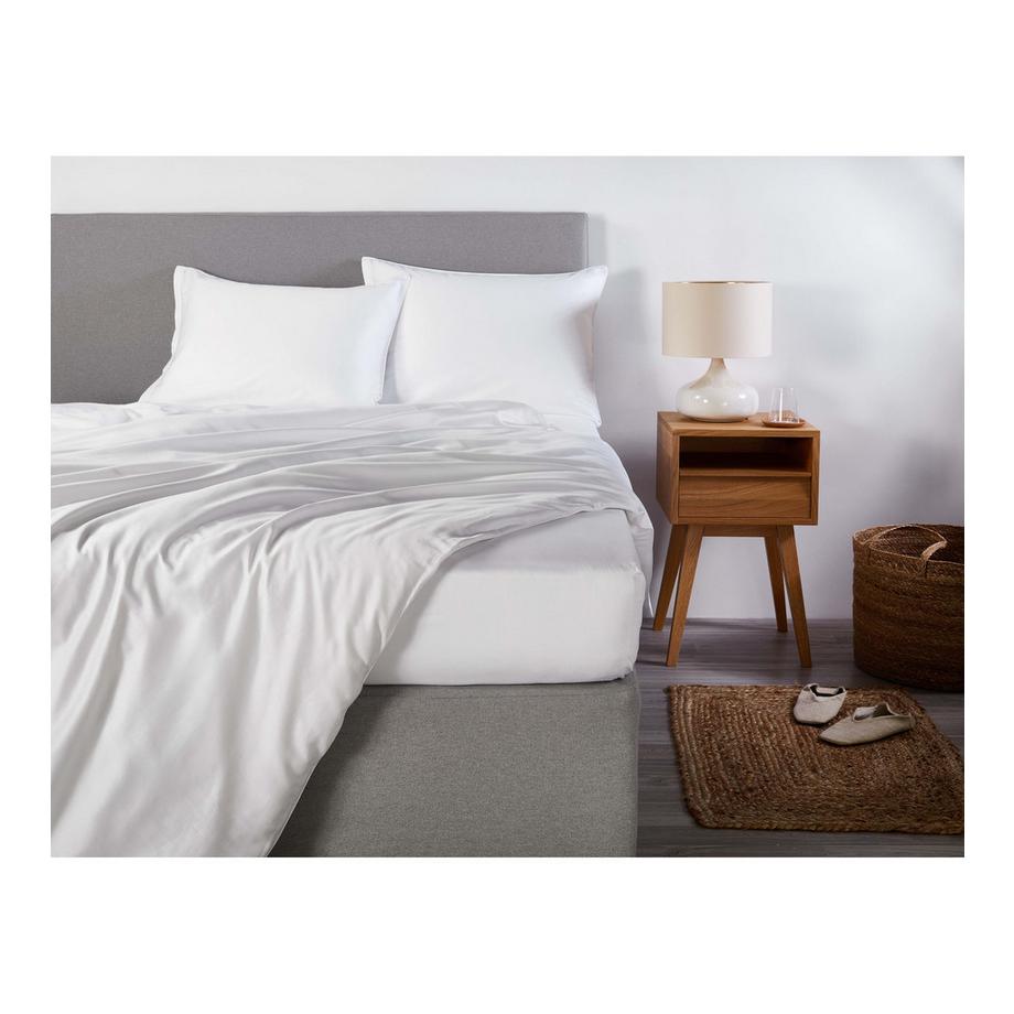 Living Home Uni Satin 100 Kissenbezug  