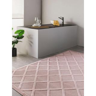 Benuta Tappeto per interno ed esterno Bonte Rosa  