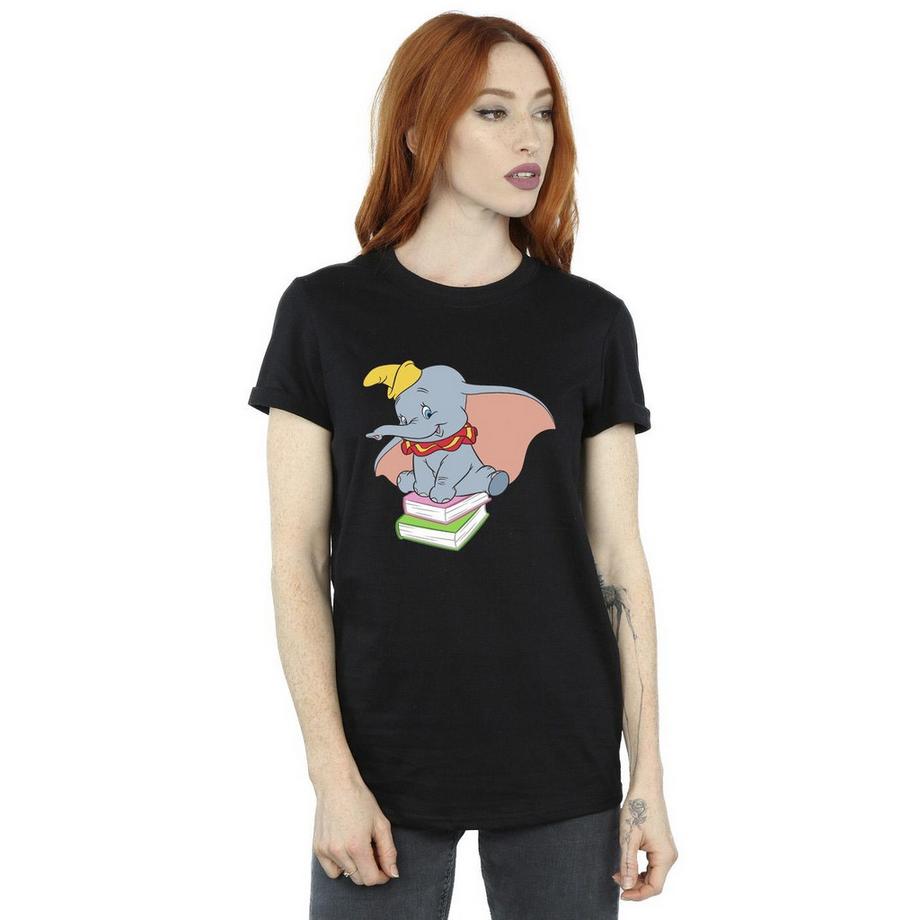Disney Dumbo Sitting On Books T-Shirt  