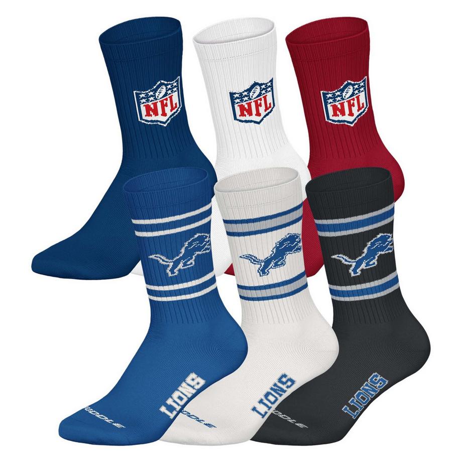 Chaussettes  Pack de 6 Stretch-NFL 6Pack Crew Socks
