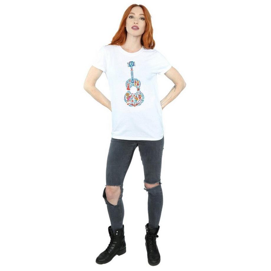 Disney Coco T-Shirt Imprimé Guitare  