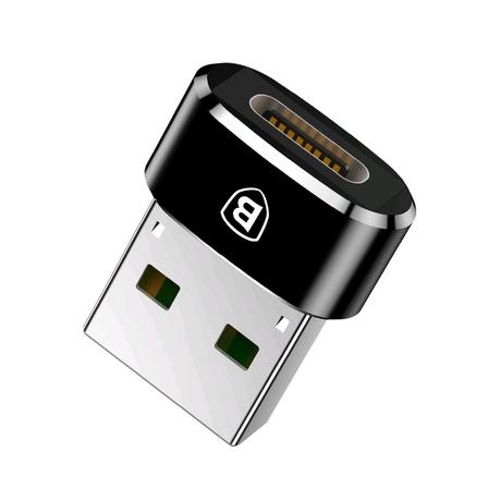 Baseus  Adattatore Baseus da USB-C a USB-A - Nero 