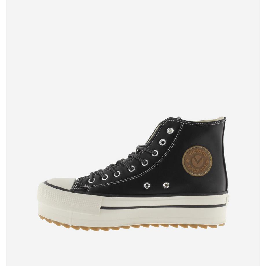 Victoria Tribu Sierra Double Faux Leather High-Top Sneakers  