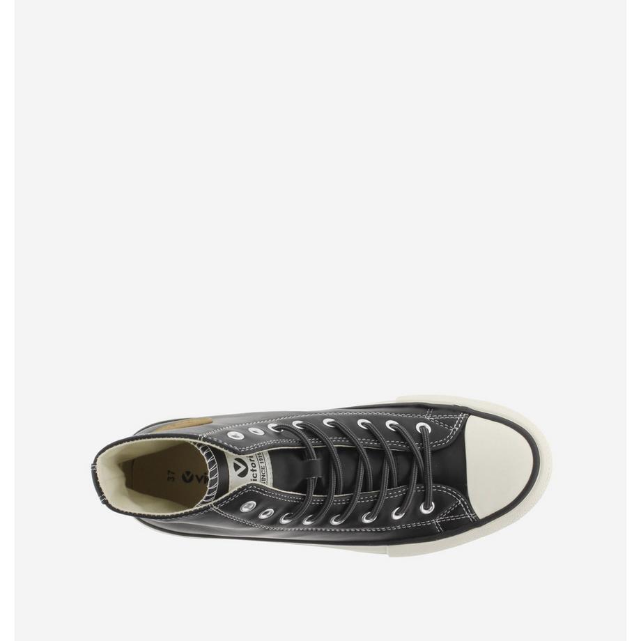 Victoria Tribu Sierra Double Faux Leather High-Top Sneakers  