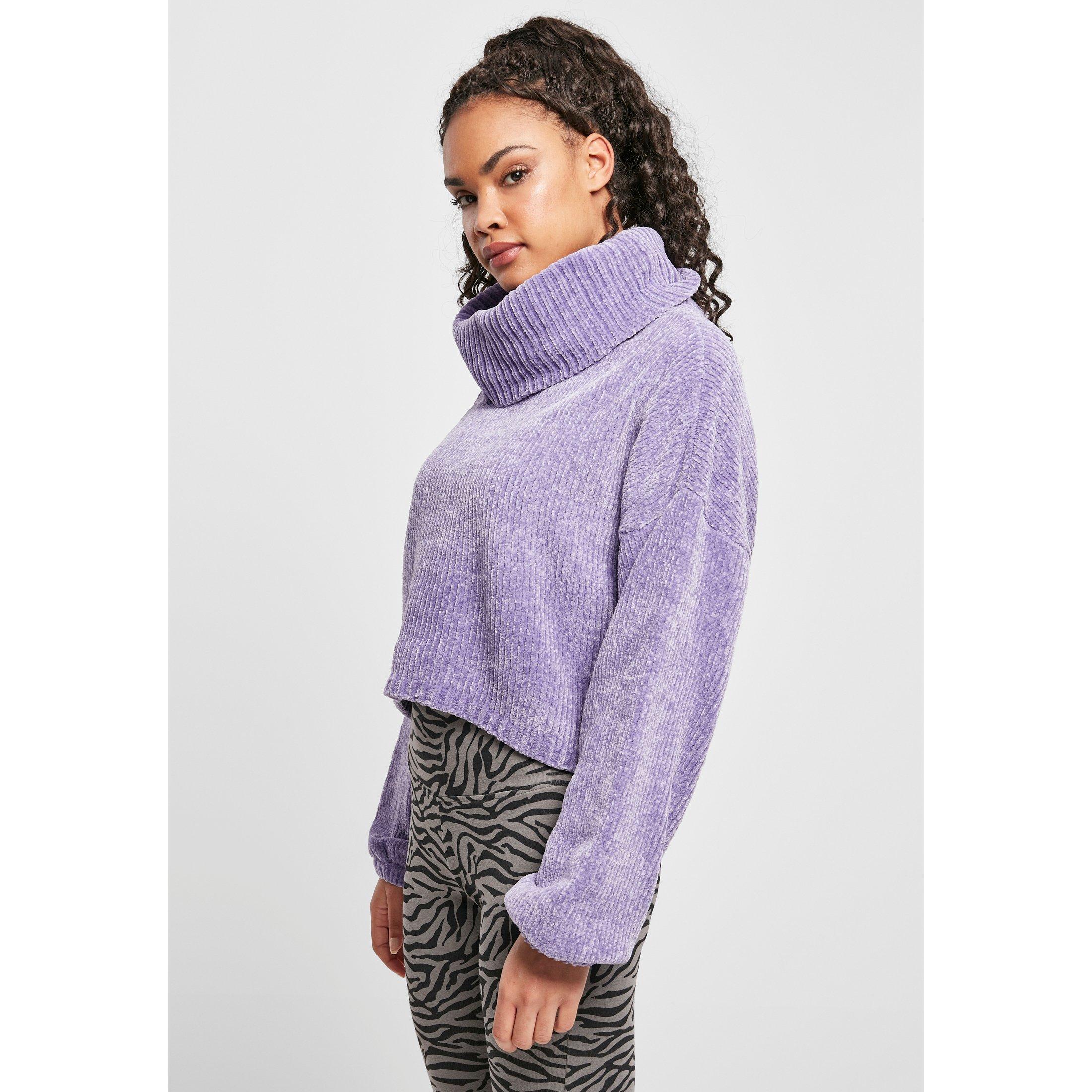 URBAN CLASSICS  sweatshirt col roulé chenille 