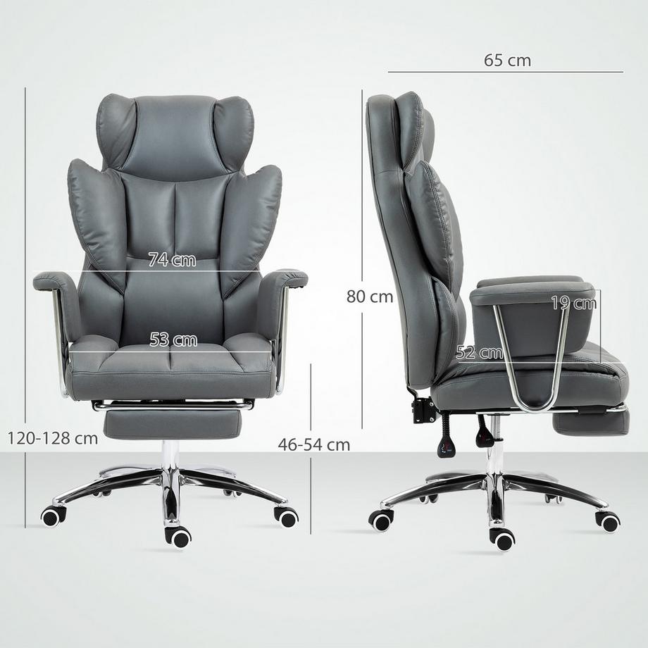 HOMCOM Chaise de bureau  