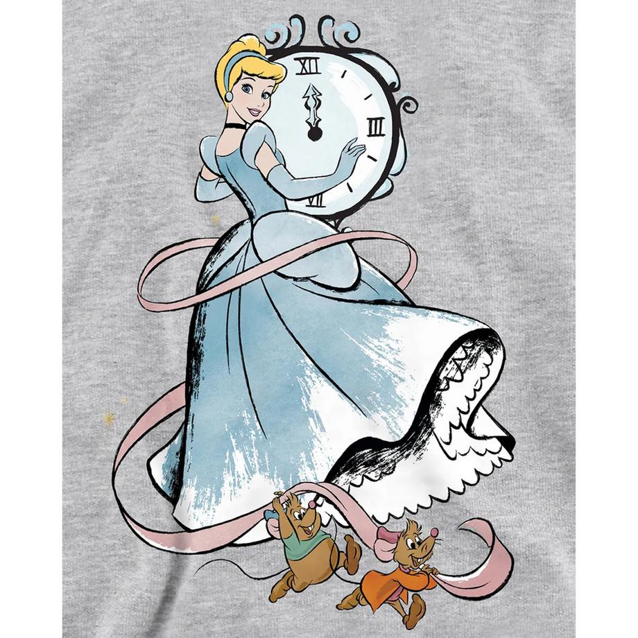 Cinderella  Clock Strikes Twelve Felpa Con Cappuccio Giac E Gus Erica 