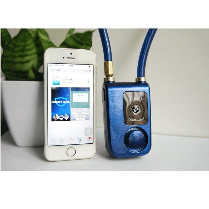 eStore  Smartlock - Serratura senza chiave e con allarme, Android/iPhone 