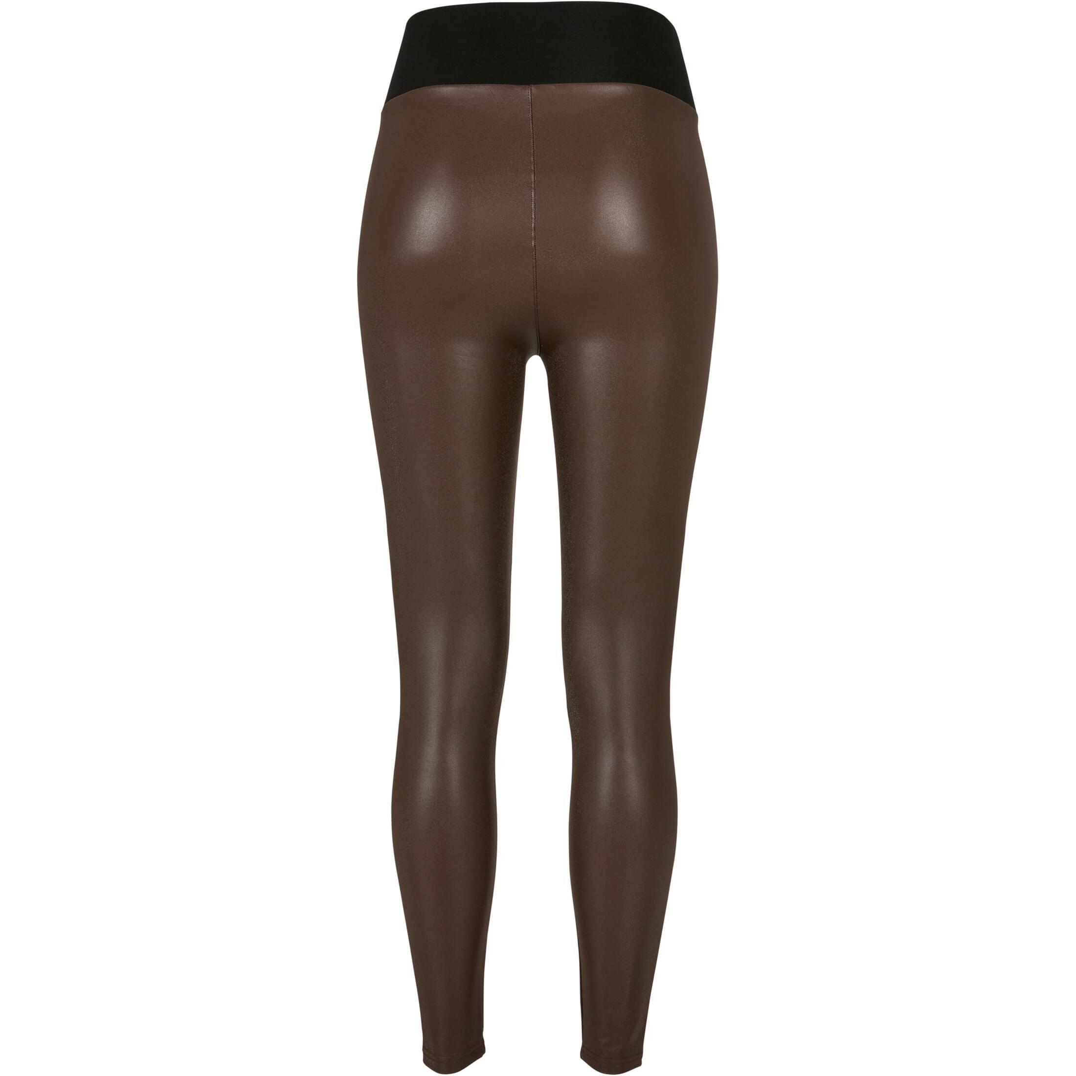 URBAN CLASSICS  legging faux cuir taille haute 