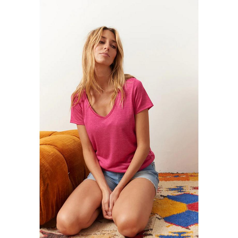 LPB Brunilde V-Ausschnitt T-Shirt  