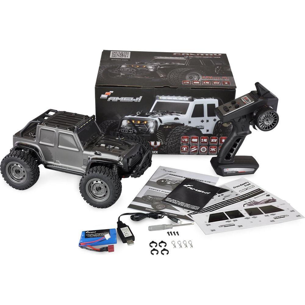 Amewi  Truggy Gantry Cross-Country, 4WD, Schwarz, 1:16, RTR 