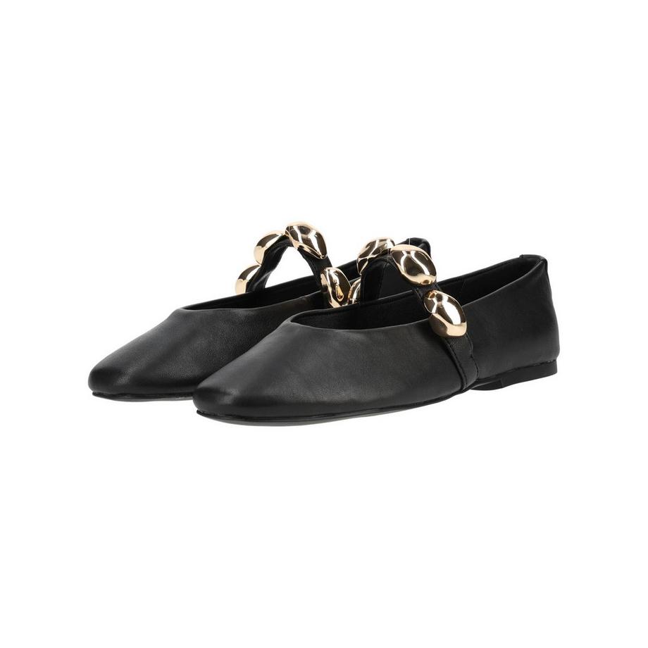 STEVE MADDEN Ballerinas mit Goldkettendetail  
