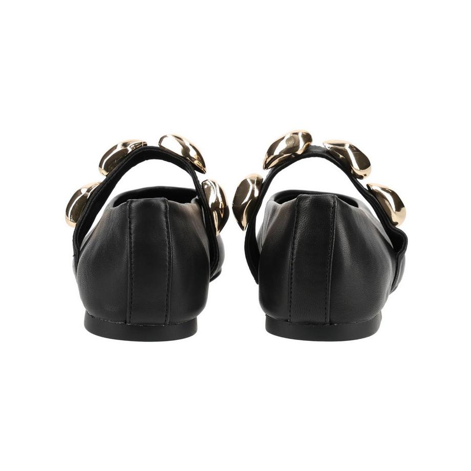 STEVE MADDEN Ballerinas mit Goldkettendetail  