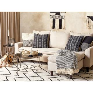 Beliani Cuscino decorativo en Cotone Boho BENZOIN  