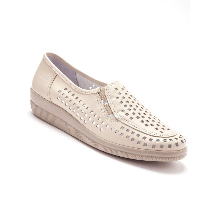 Pédiconfort Mocassins cuir femme  