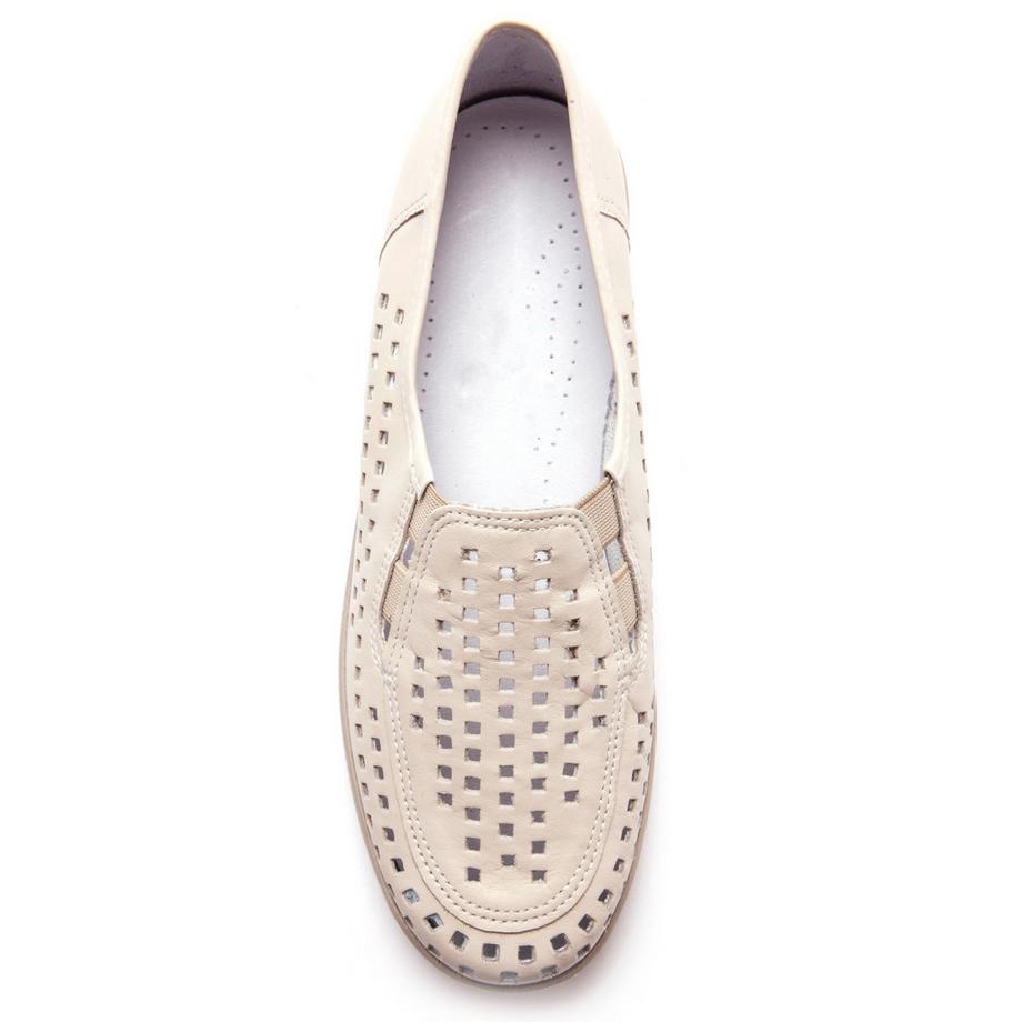 Pédiconfort Mocassins cuir femme  