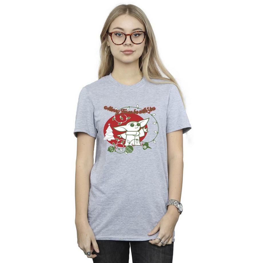 Star Wars: The Mandalorian  Force Be With You T-Shirt 