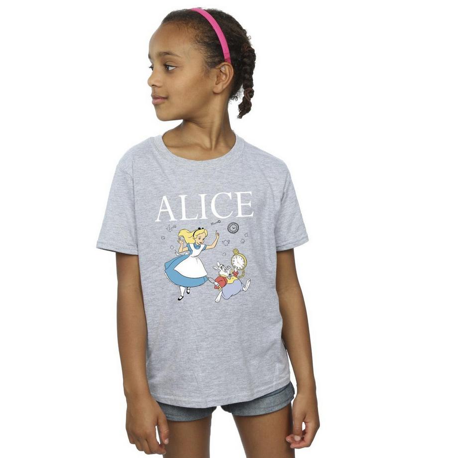 Disney  Tshirt ALICE IN WONDERLAND FOLLOW THE RABBIT 