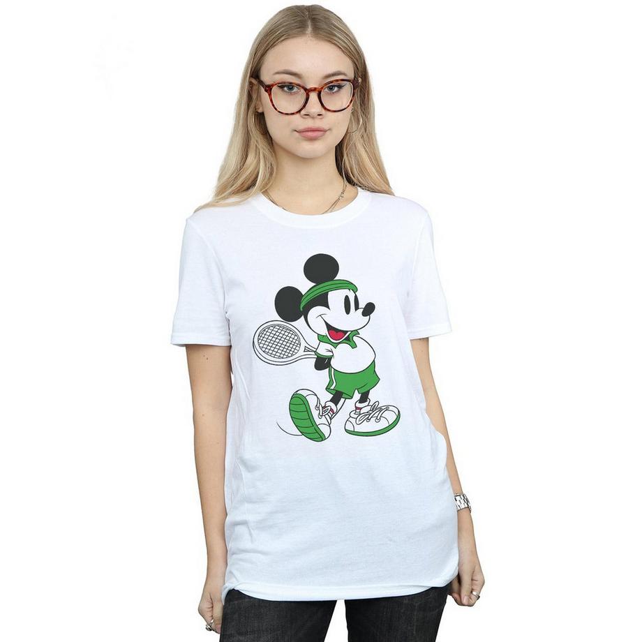 Disney Mickey Mouse Tennis Stampa T-Shirt  