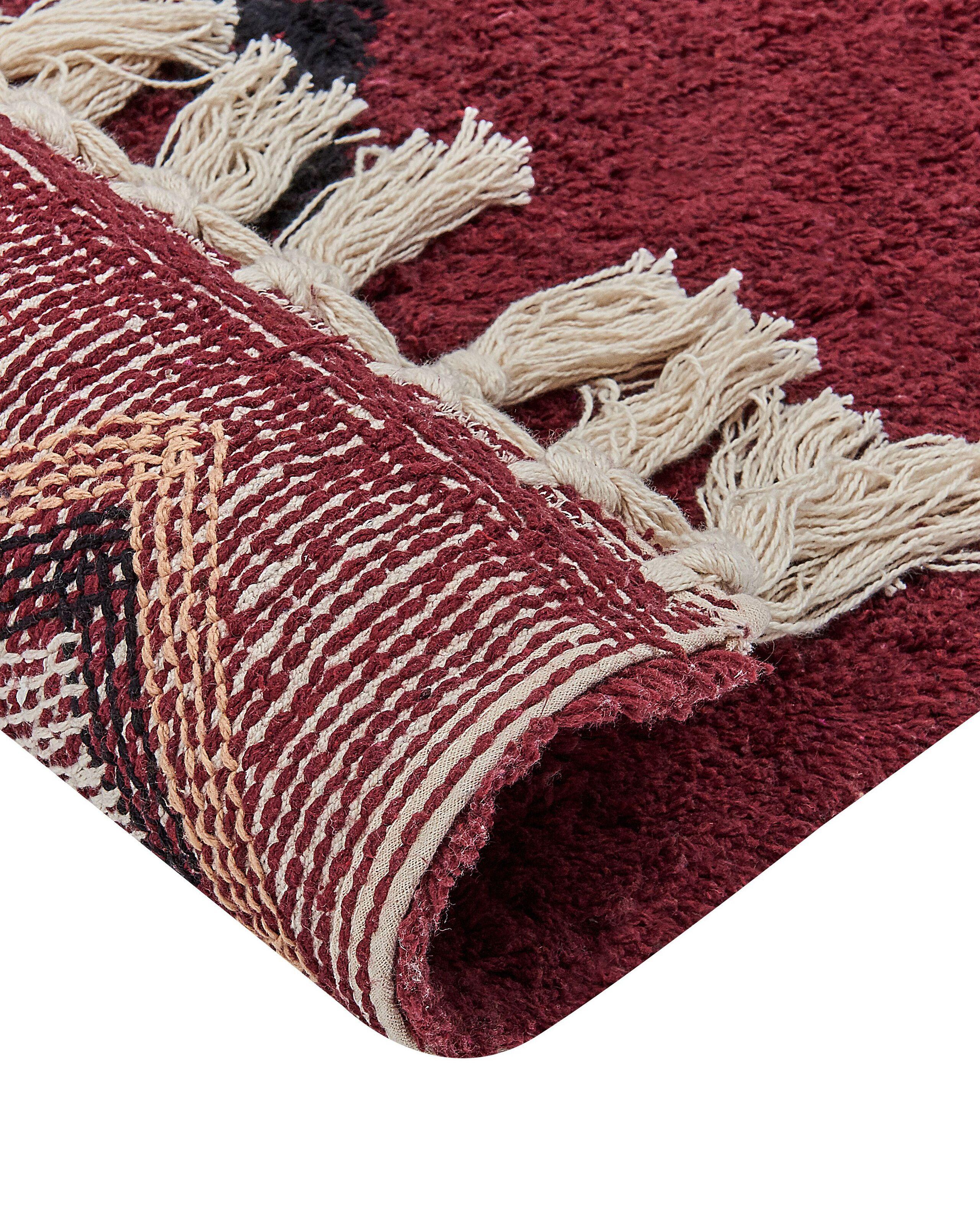 Beliani Tapis en Coton Boho SIIRT  