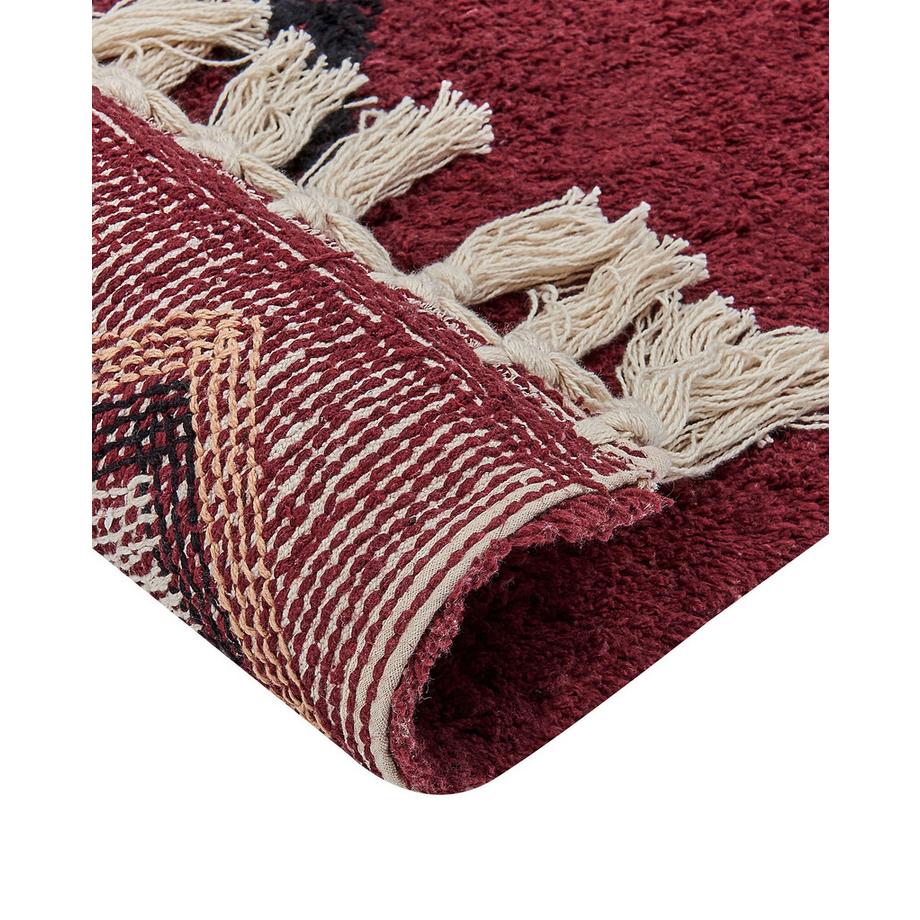 Beliani Tapis en Coton Boho SIIRT  