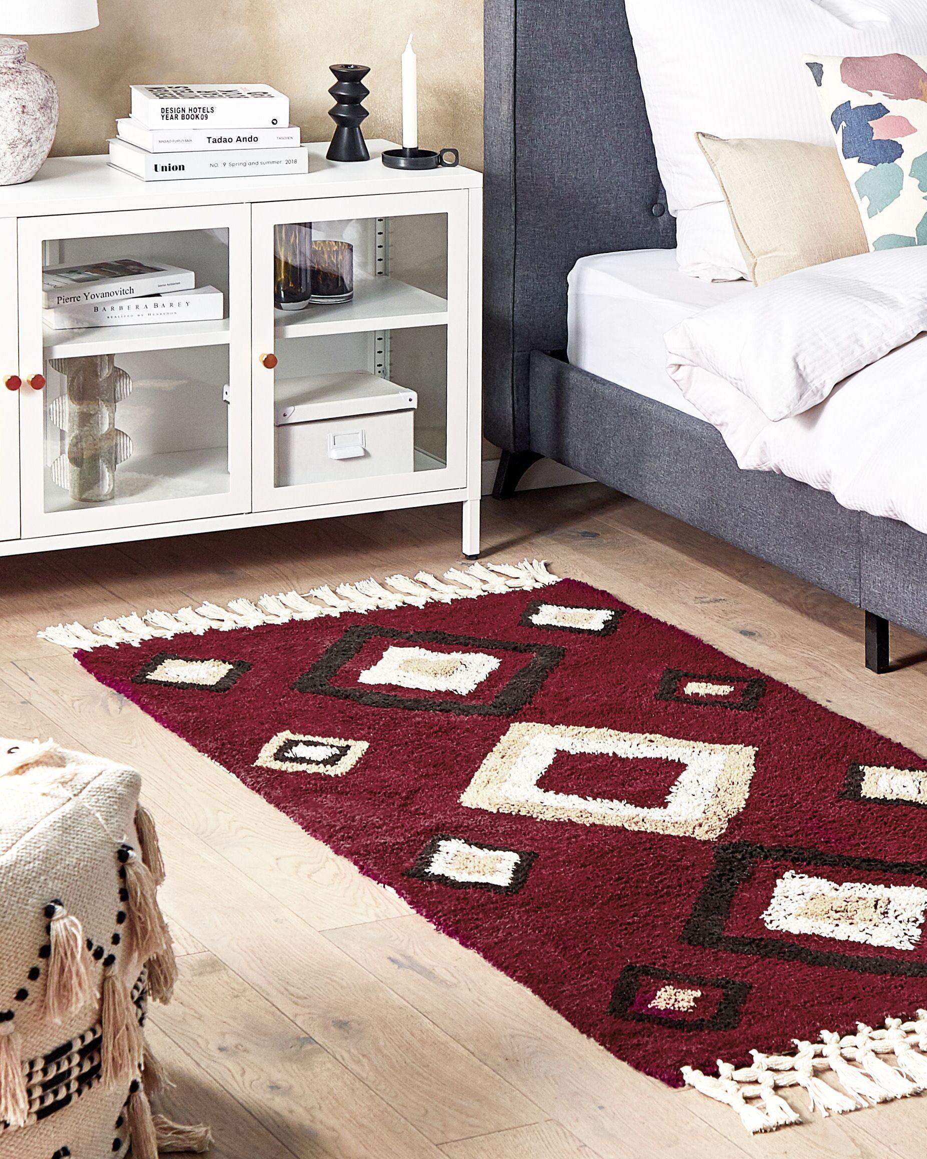 Beliani Tapis en Coton Boho SIIRT  