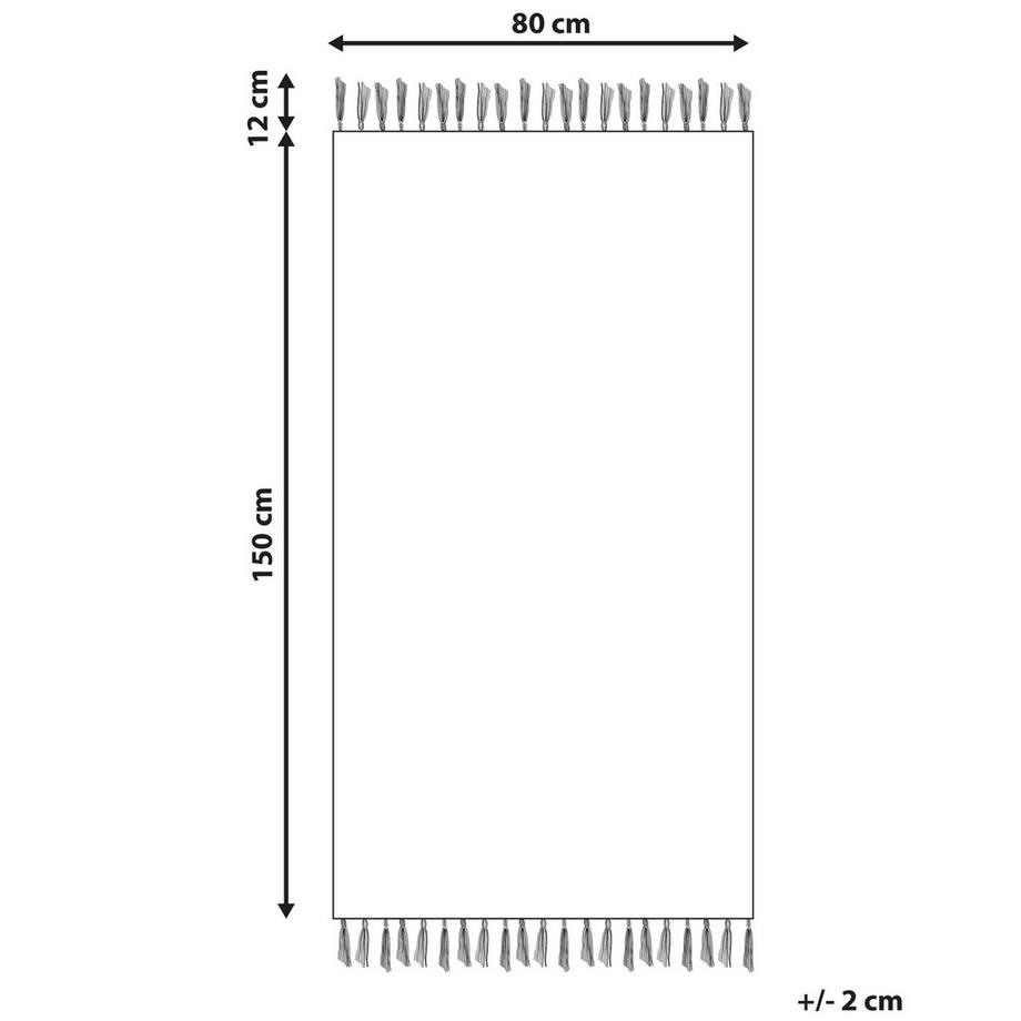 Beliani Tapis en Coton Boho SIIRT  