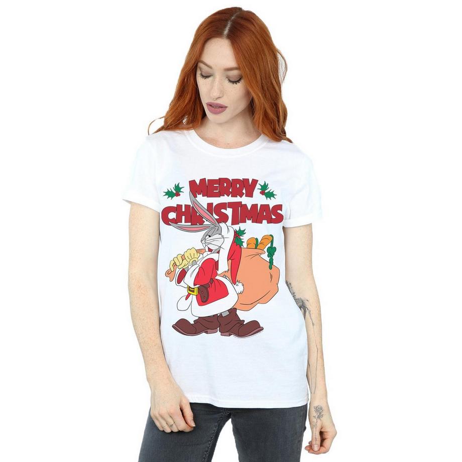 LOONEY TUNES Bugs Bunny Merry Christmas T-Shirt  