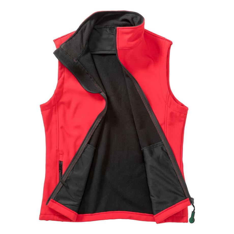 Result Gilet Softshell avec Fermeture Éclair Intégrale et Col Montant  