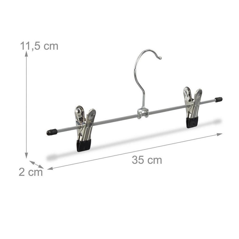 Northix Cintres pour pantalons, lot de 25  