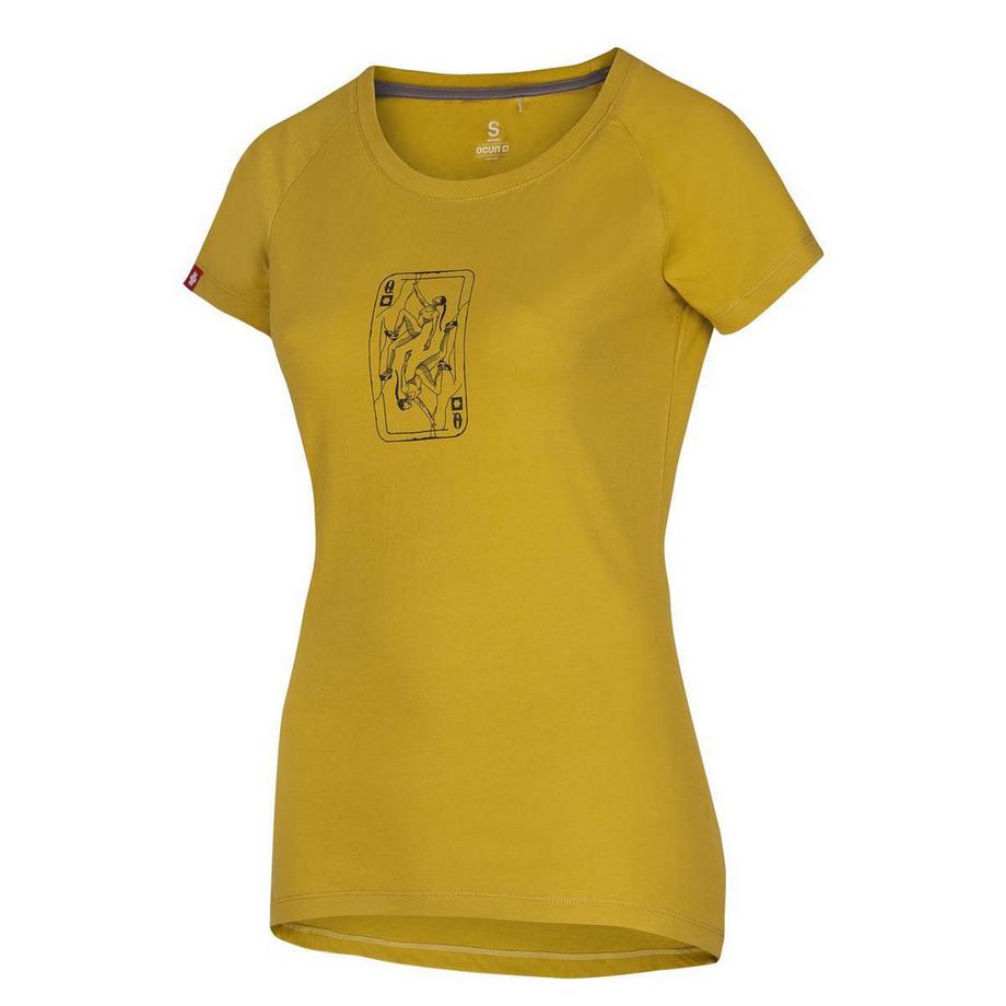 maglietta da raglan t yellow