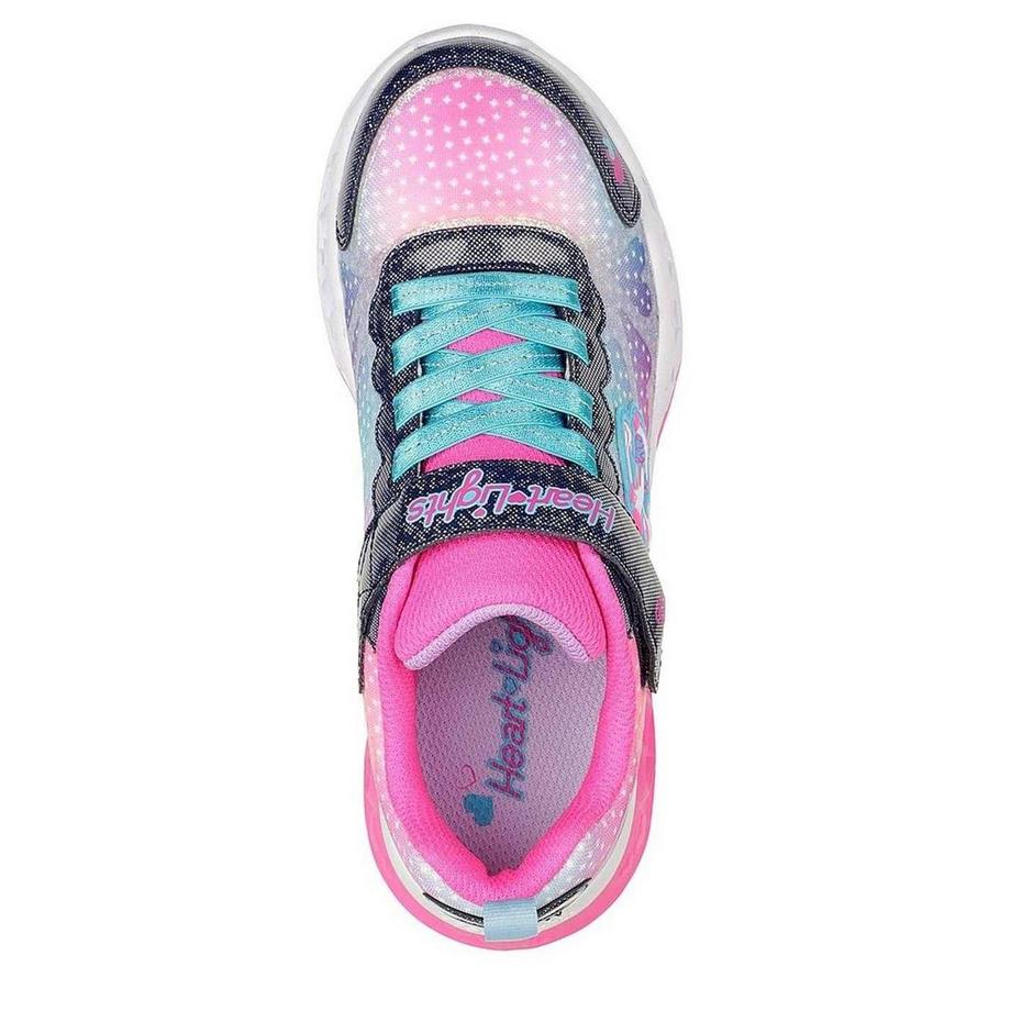 SKECHERS Flutter Heart Aufleuchtende Flache Sneaker  