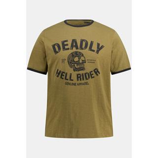 JP1880  T-Shirt, Halbarm, Deadly Rider Print, Rundhals 