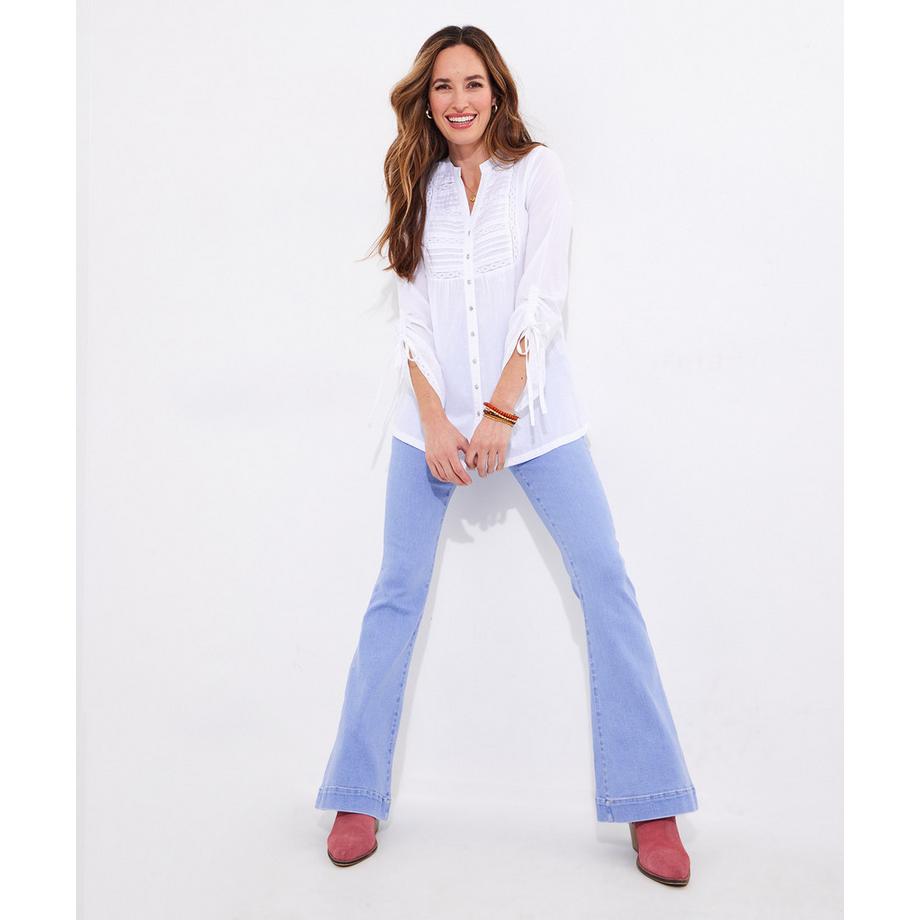 Joe Browns Pintuck Bluse mit Spitzendetail  