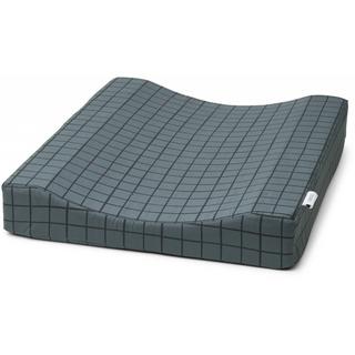 Liewood  Matelas à langer bleu à carreaux 