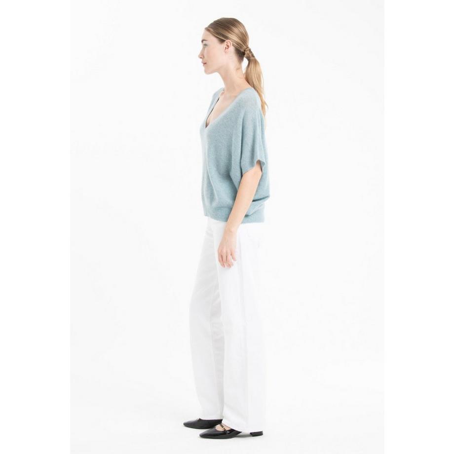 Studio Cashmere8 RIA 25 T-Shirt Col V Manches Chauve-Souris  