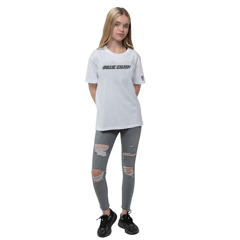 Billie Eilish  Maglietta Logo Del Corridore 