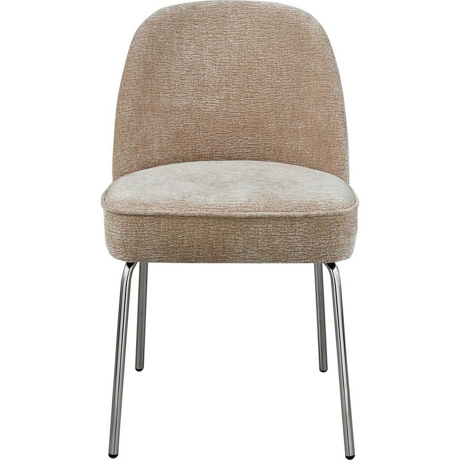mutoni Chaise de salle à manger Vogue 3D-Chenille sable  