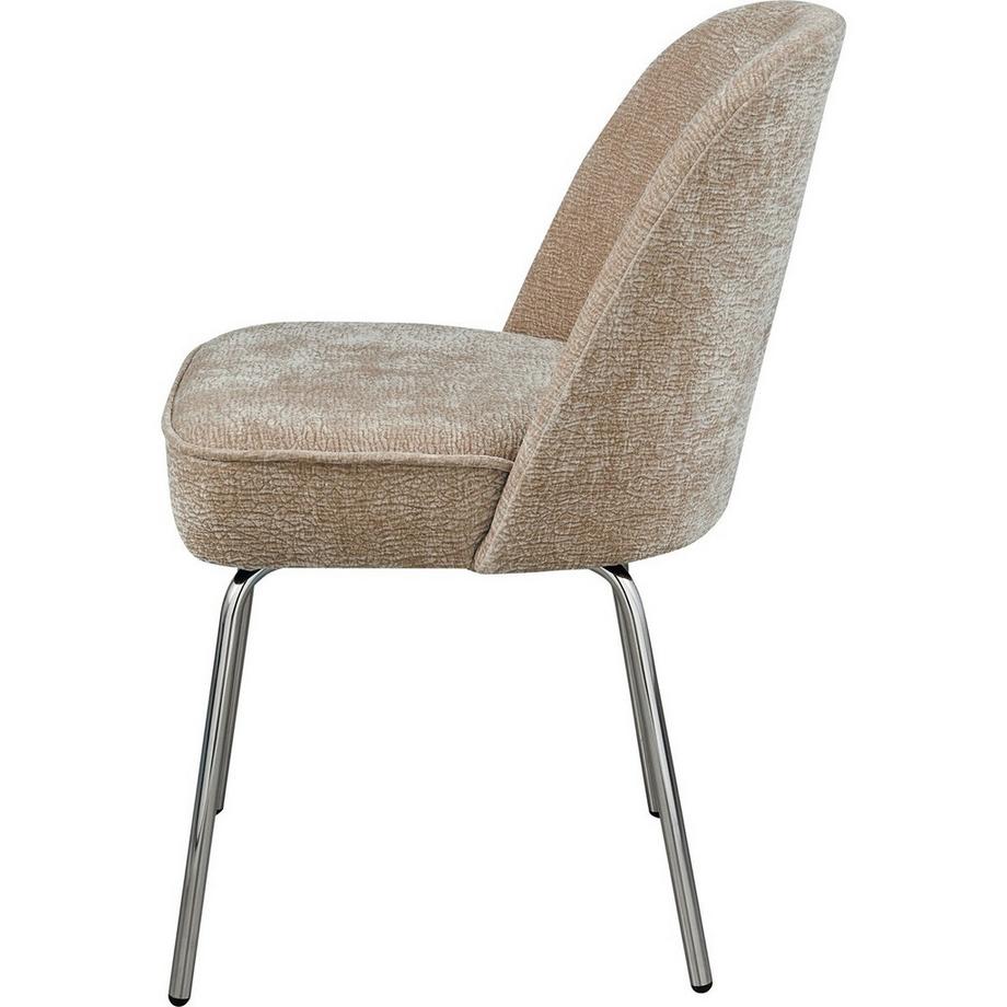 mutoni Chaise de salle à manger Vogue 3D-Chenille sable  