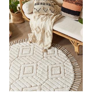 Beliani Tapis en Coton Boho HORASAN  