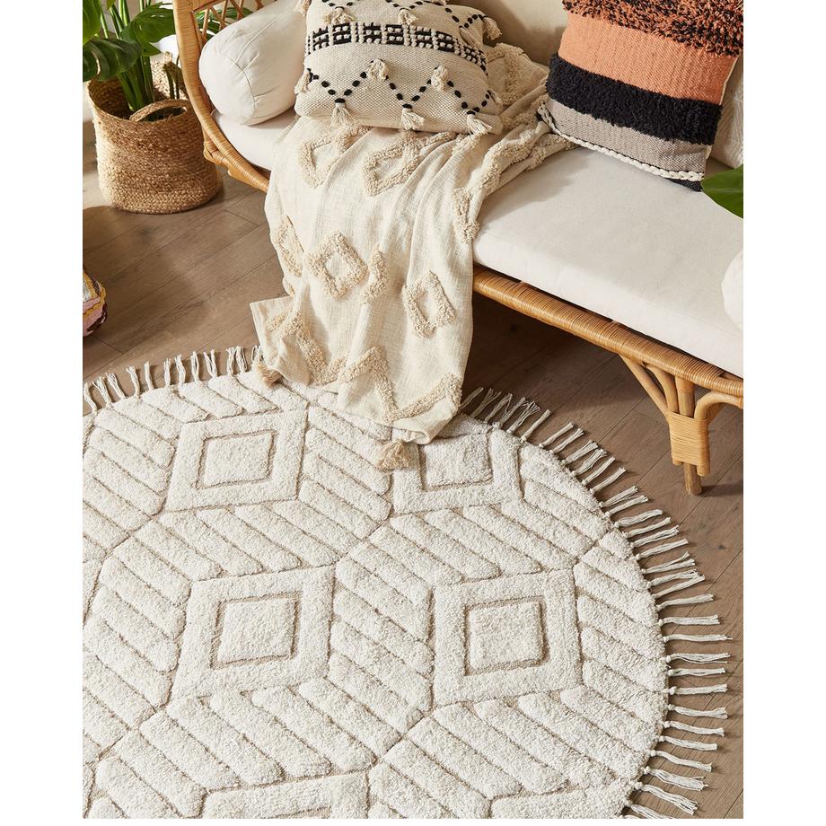 Beliani Tapis en Coton  HORASAN  
