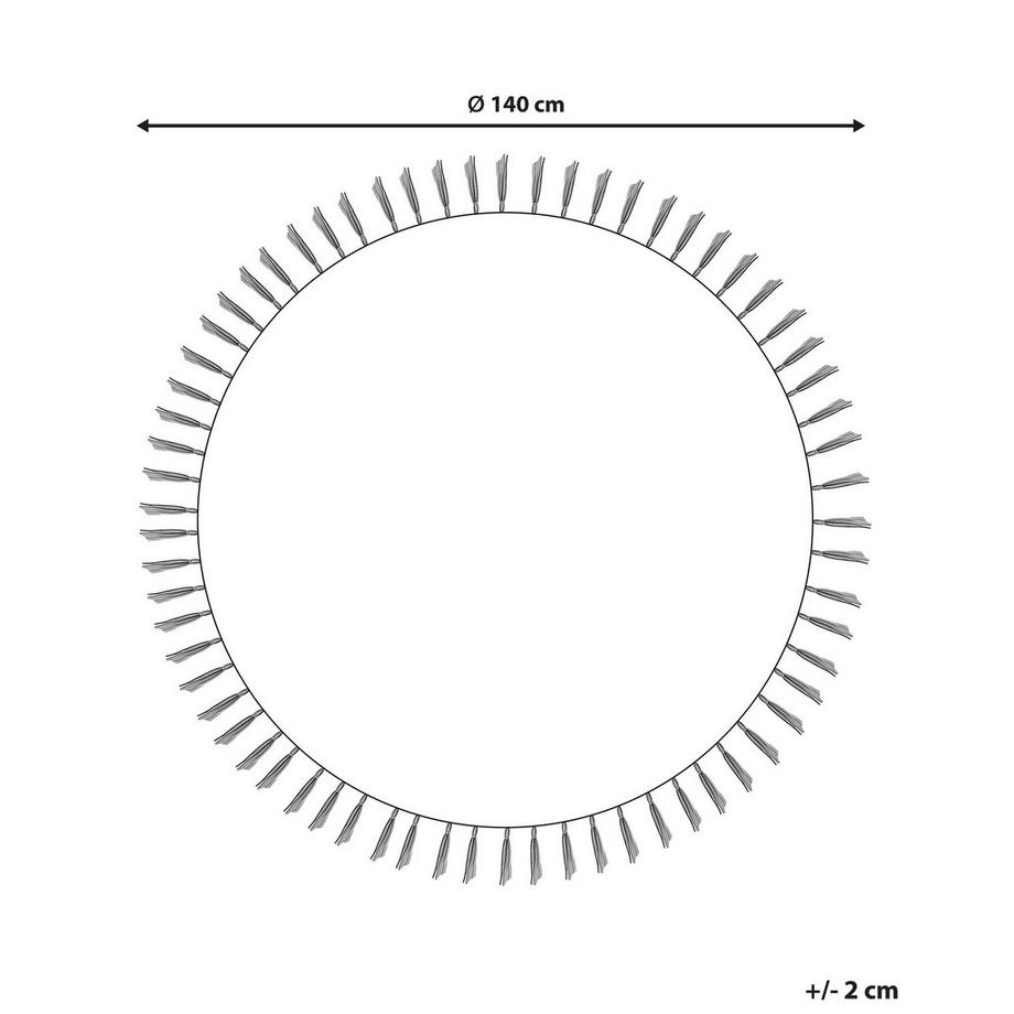 Beliani Tapis en Coton  HORASAN  