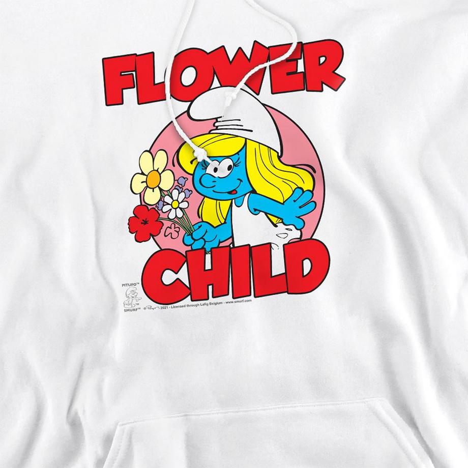 Puffi Flower Child Felpa Con Cappuccio  