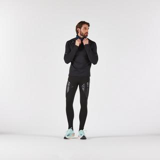 KIPRUN  T-shirt de running manches longues homme zippé synthétique 