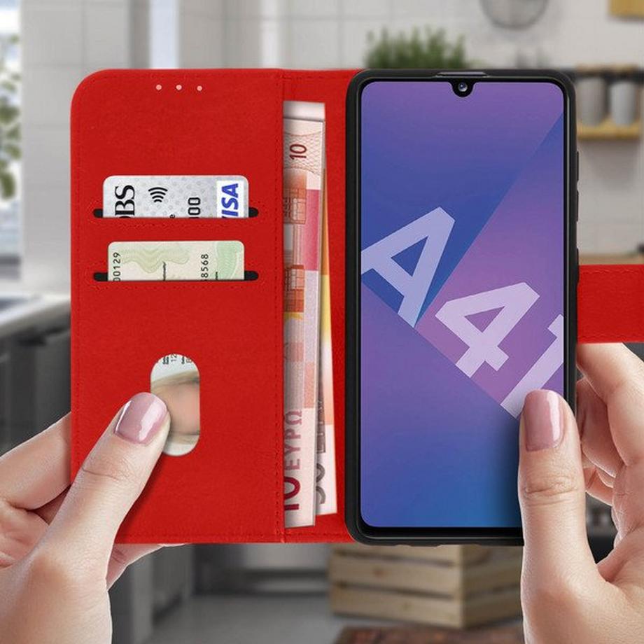 Avizar  Housse Samsung Galaxy A41 Rouge 