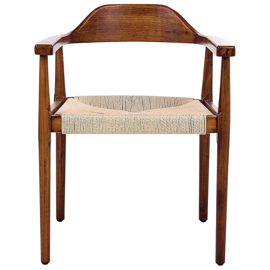 Beliani Set di 2 sedie da pranzo en Legno di caucciù Retrò OAKDALE  