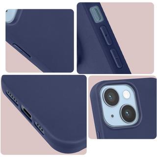 Avizar  Cover iPhone 14 Plus Silicone Blu Notte 