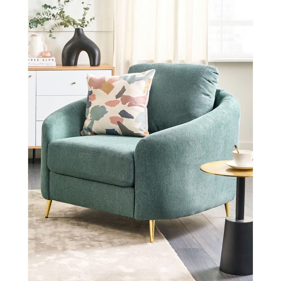 Beliani Sessel aus Stoff Klassisch TROSA  