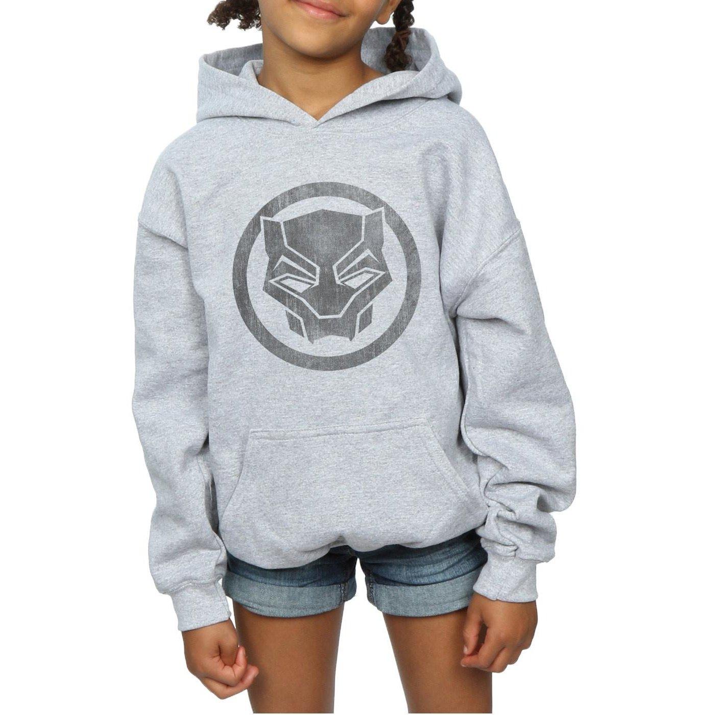 MARVEL  Black Panther Distressed Icon Kapuzenpullover 