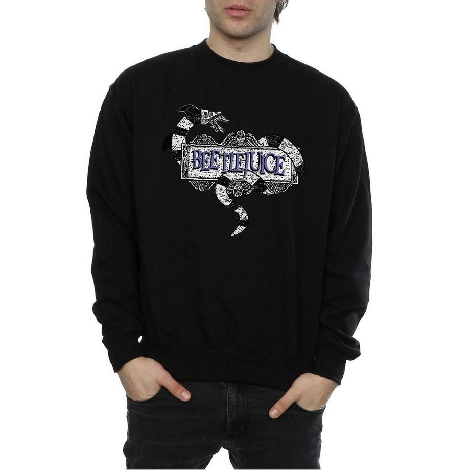 Beetlejuice Sandworm Logo Sweatshirt  